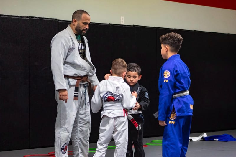 Kids training at Mollis Ars BJJ